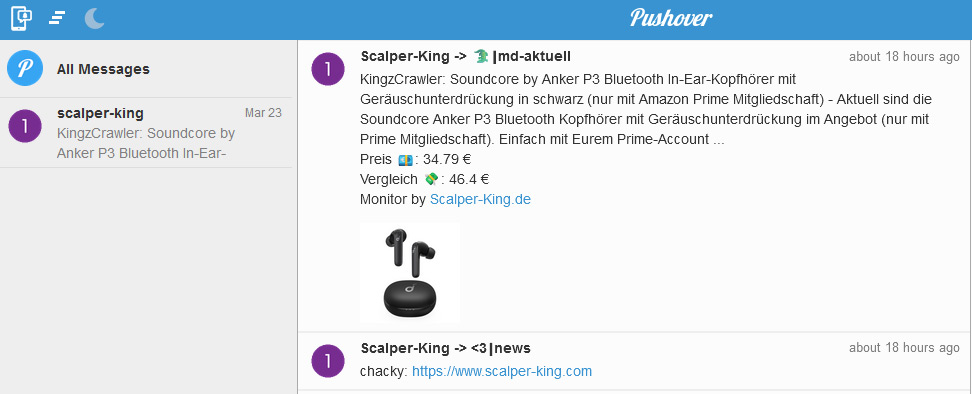 Desktop-Benachrichtigung